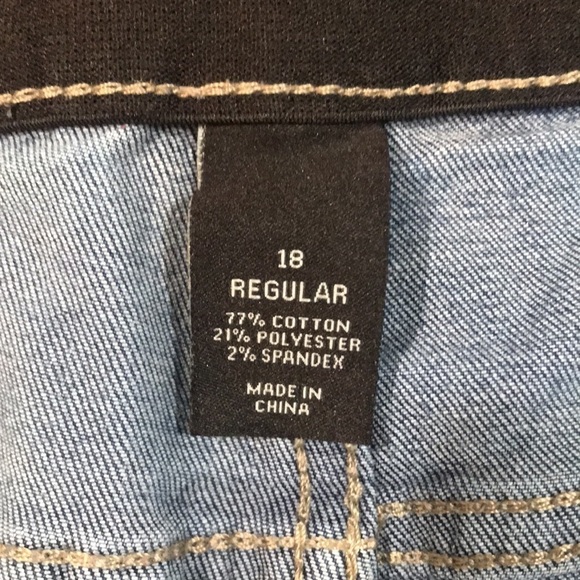 Lane Bryant Bootcut Tighter Tummy Technology Light Wash Jeans size 18 - Picture 8 of 9